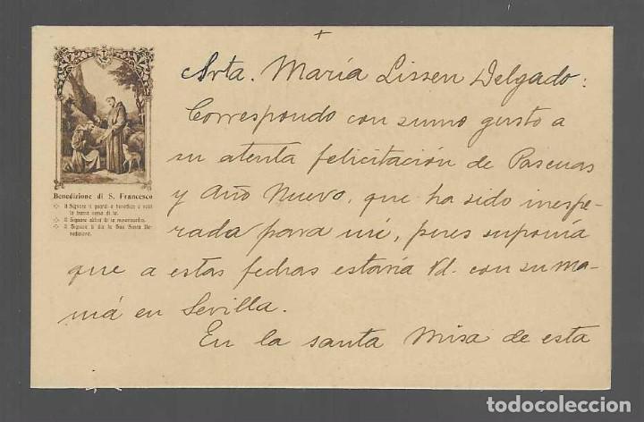 Military Antiques: ROMA,-TARJETA FELICITACION-J. BUENAVENTURA DE ENEA.-A&Ntilde;O 1941- VER FOTOS