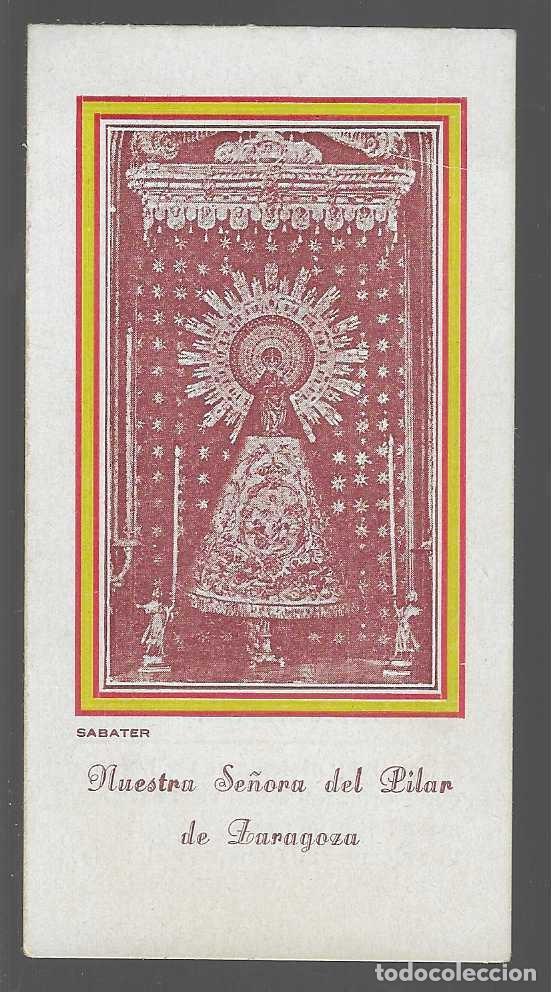 Military Antiques: ZARAGOZA---HIMNO DE HONOR Y ALABANZA A LA VIRGEN DEL PILAR. -VER FOTOS