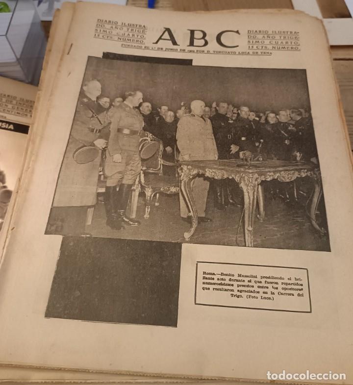 Militaria: ABC SEVILLA, GUERRA CIVIL, 25 ENERO 1938, FRENTE DE TERUEL, CORDOBA,UBRIQUE, ETC,27 PAGINAS