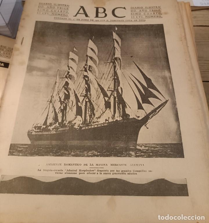 Militaria: ABC SEVILLA, GUERRA CIVIL, 28 ENERO 1938, FRENTE DE TERUEL,CORDOBA,ASTURIAS ETC,27 PAGINAS