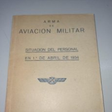 Militaria: ESCALILLA 1934 ARMA DE AVIACIÓN DE LA REPÚBLICA. Lote 363871215
