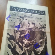 Militaria: LA VANGUARDIA NOTAS GRAFICAS 6 MARZO 1937 GUERRA CIVIL C17. Lote 366777606