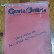Militaria: MADRID, GRACIA-JUSTICIA, COLECCION DE 39 ALELUYAS REPUBLICANAS- 1931-1934,MIDE: 41 X 28 C.M-VER FOTO. Lote 368873306