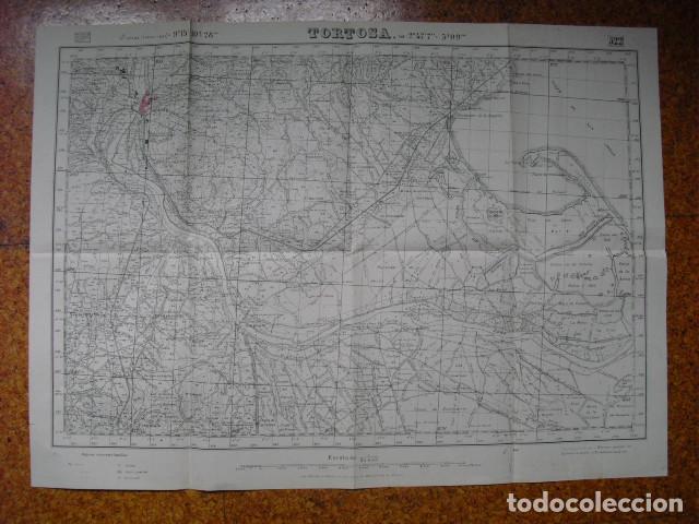 Military Antiques: GUERRA CIVIL MAPA DE TORTOSA EJ&Eacute;RCITO NACIONAL 1:50000