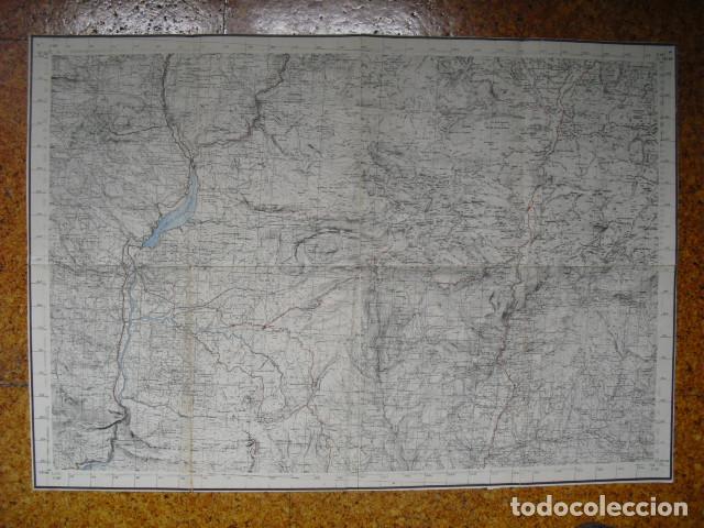 Militaria: GUERRA CIVIL MAPA DE MANDO DE TREMP DEL EJERCITO NACIONAL E 1:100000 &Uacute;NICO
