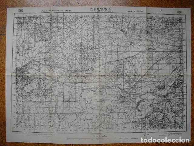 Militaria: GUERRA CIVIL MAPA DE CALERA EJ&Eacute;RCITO NACIONAL 1:50000