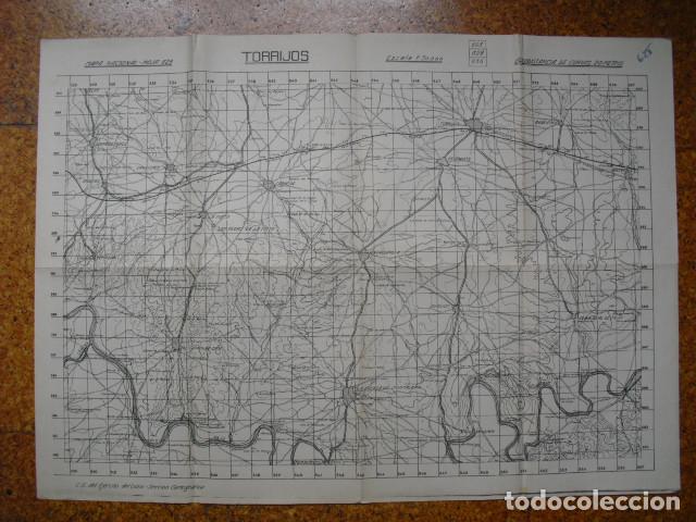 Militaria: GUERRA CIVIL MAPA DE TORRIJOS EJ&Eacute;RCITO NACIONAL 1:50000