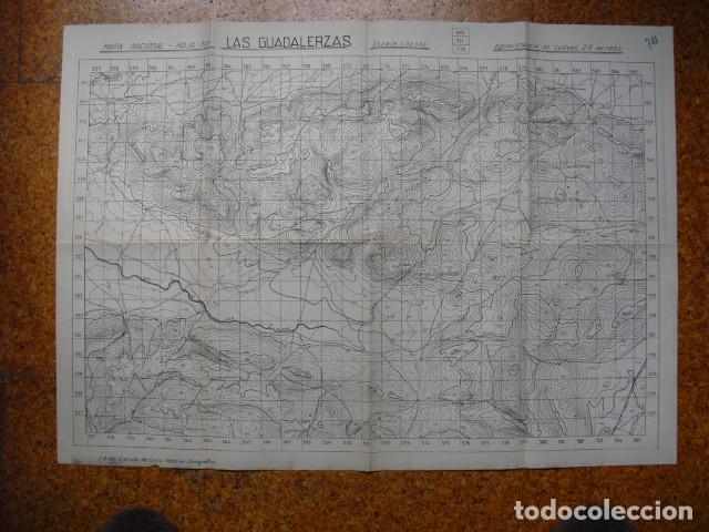 Militaria: GUERRA CIVIL MAPA DE LAS GUADALERZAS EJ&Eacute;RCITO NACIONAL 1:50000