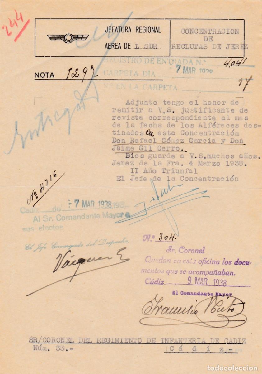 Militaria: DOCUMENTO MILITAR - 1938 - VER FOTOS
