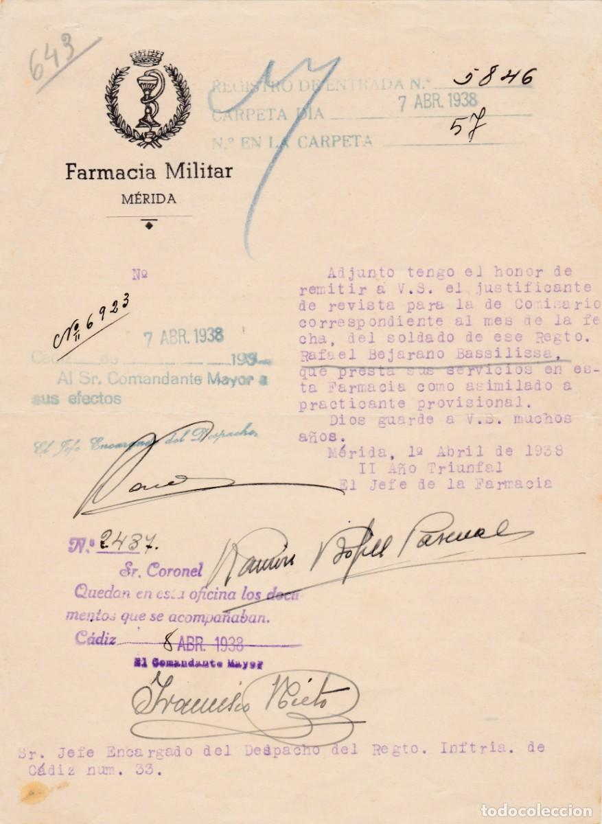 Military Antiques: DOCUMENTO MILITAR - 1938 - II A&Ntilde;O TRIUNFAL - VER FOTO