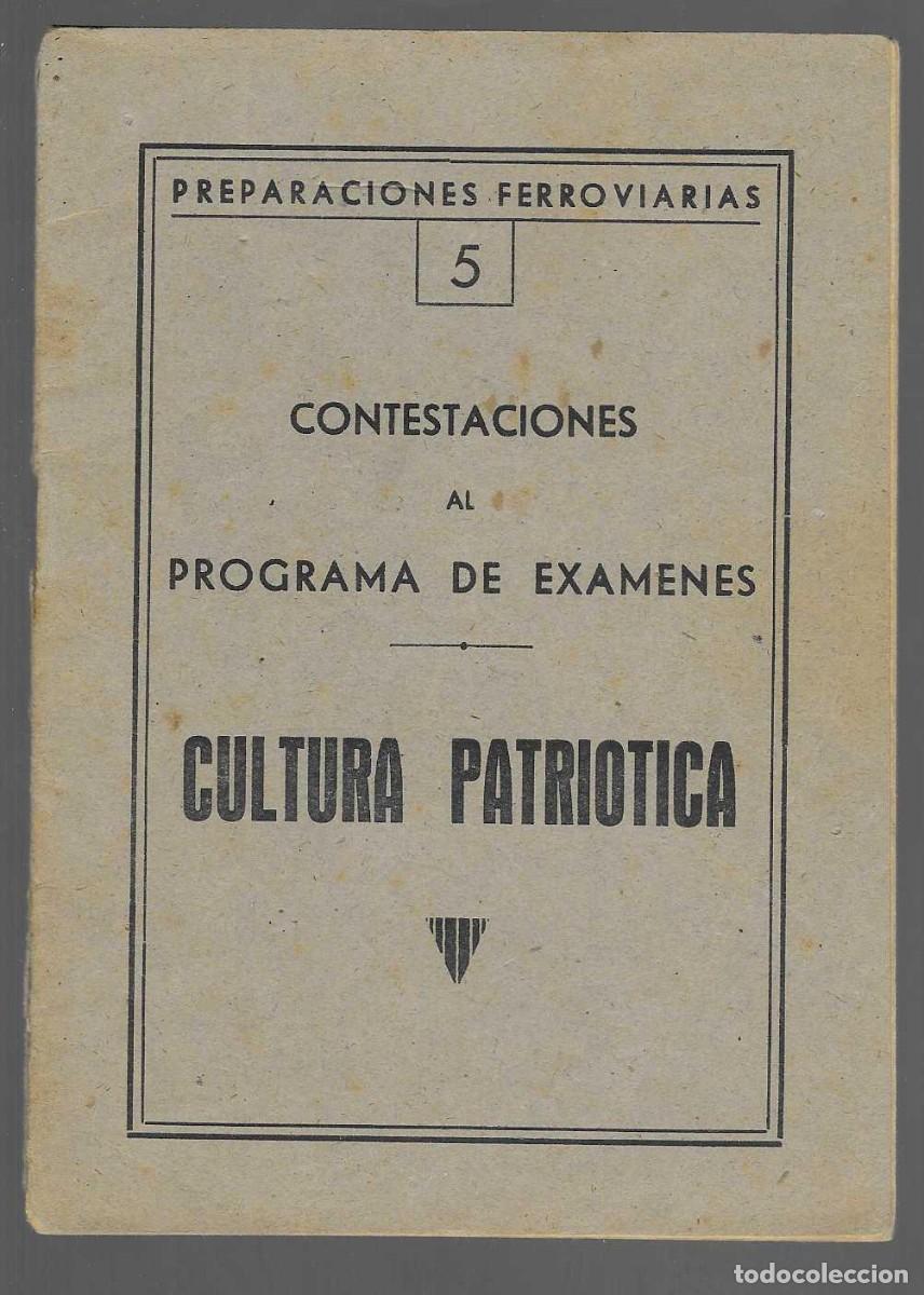 Militaria: LIBRITO.- PREPARACION FERROVIARIAS- CONSTESTACION AL PROGRAMA,- 30 PAGINAS. VER FOTOS