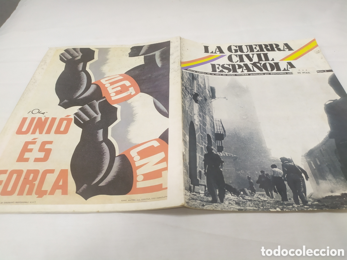 Militaria: La guerra civil espa&ntilde;ola, n&uacute;mero 9. Hugh Thomas, Ediciones Urbion, 1980