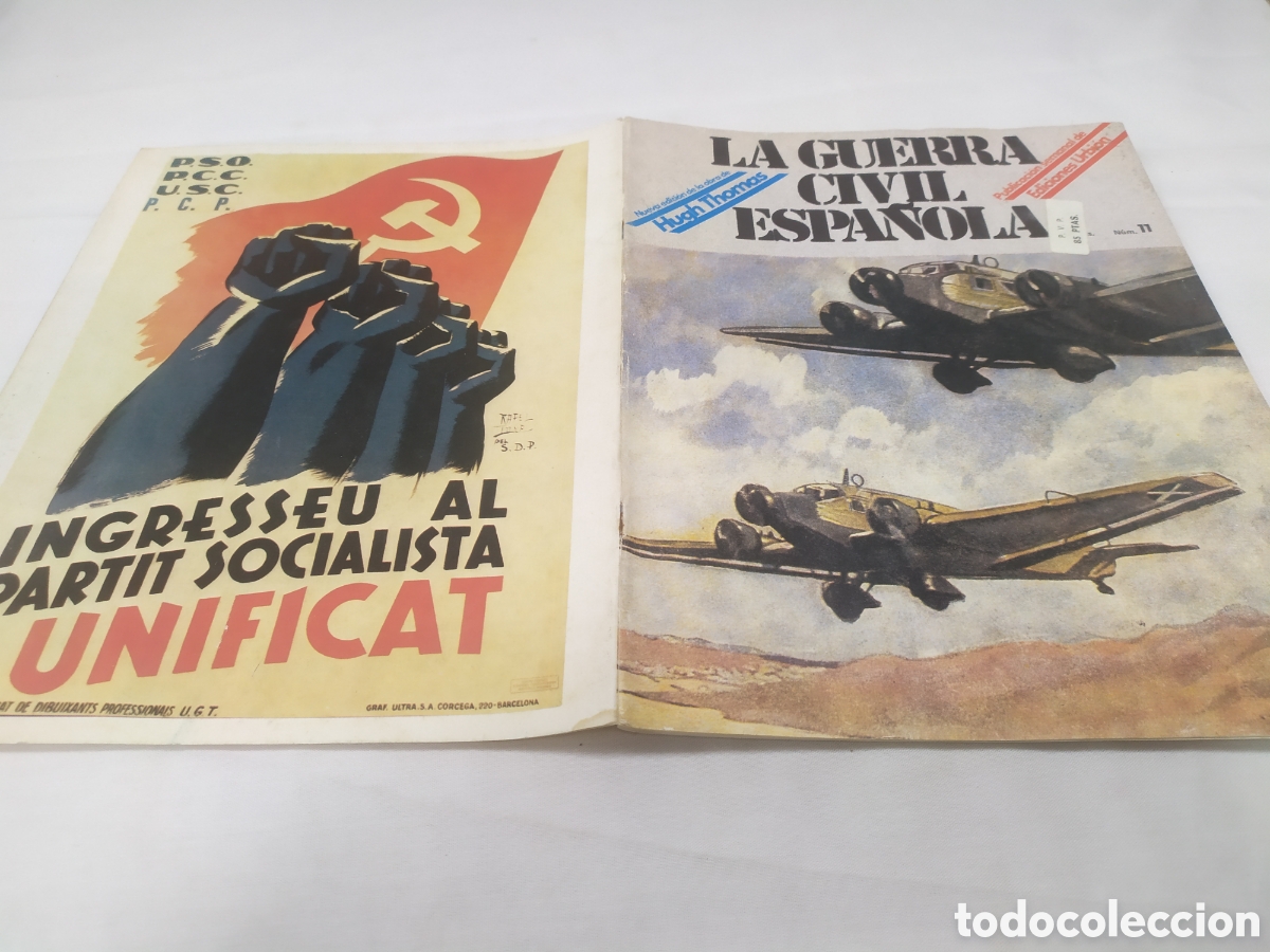 Militaria: La guerra civil espa&ntilde;ola, n&uacute;mero 11. Hugh Thomas, Ediciones Urbion, 1980