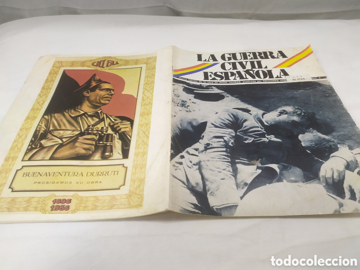 Militaria: La guerra civil espa&ntilde;ola, n&uacute;mero 6. Hugh Thomas, Ediciones Urbion, 1980
