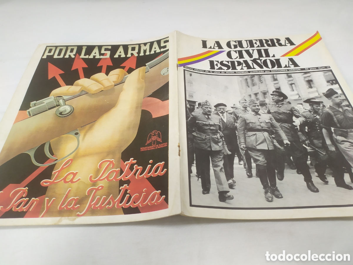 Militaria: La guerra civil espa&ntilde;ola, n&uacute;mero 17. Hugh Thomas, Ediciones Urbion, 1980