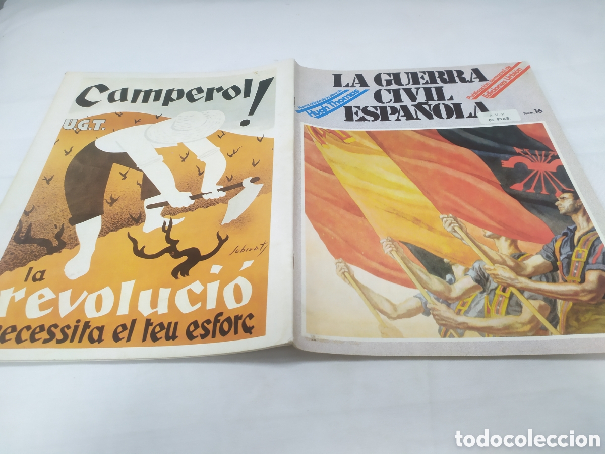 Militaria: La guerra civil espa&ntilde;ola, n&uacute;mero 16. Hugh Thomas, Ediciones Urbion, 1980