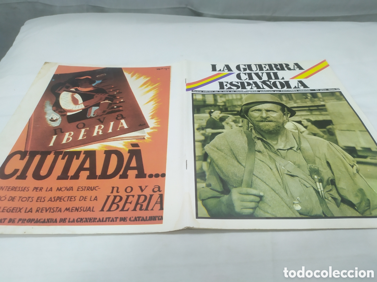Militaria: La guerra civil espa&ntilde;ola, n&uacute;mero 39. Hugh Thomas, Ediciones Urbion, 1980