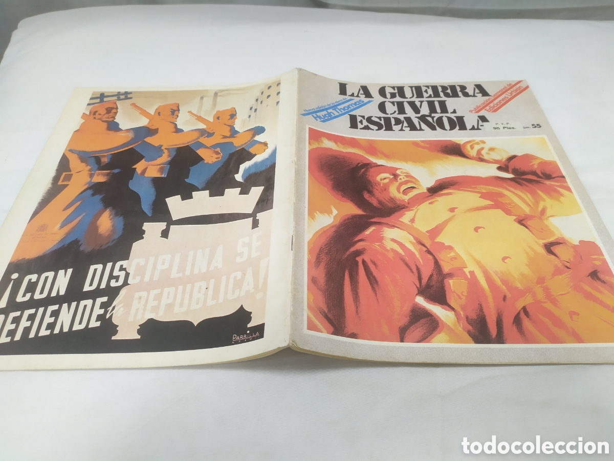 Militaria: La guerra civil espa&ntilde;ola, n&uacute;mero 55. Hugh Thomas, Ediciones Urbion, 1980
