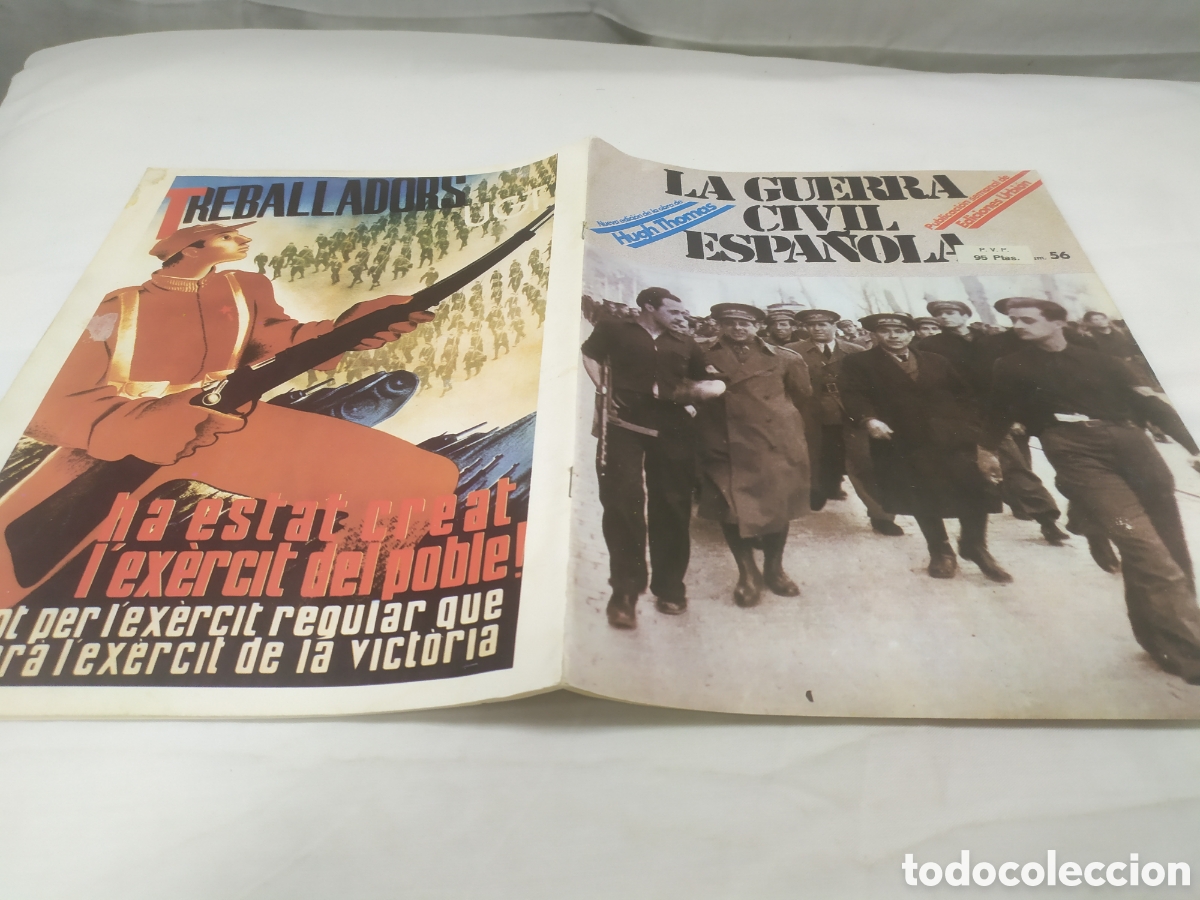 Militaria: La guerra civil espa&ntilde;ola, n&uacute;mero 56. Hugh Thomas, Ediciones Urbion, 1980