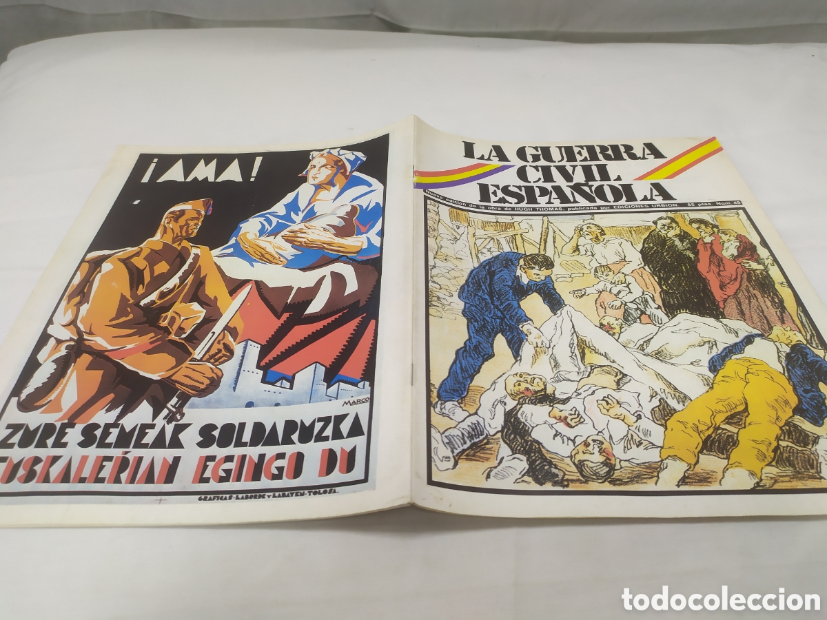 Militaria: La guerra civil espa&ntilde;ola, n&uacute;mero 49. Hugh Thomas, Ediciones Urbion, 1980