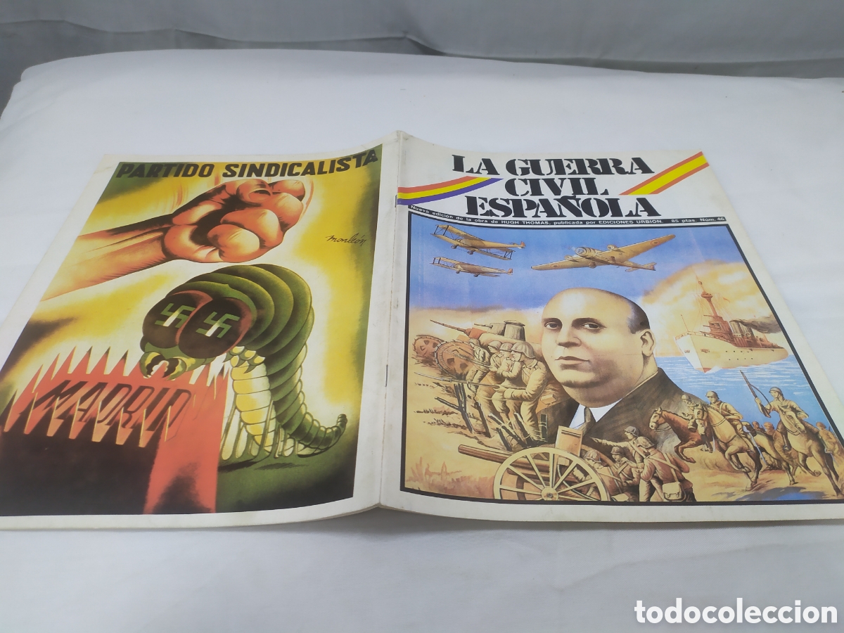 Militaria: La guerra civil espa&ntilde;ola, n&uacute;mero 46. Hugh Thomas, Ediciones Urbion, 1980