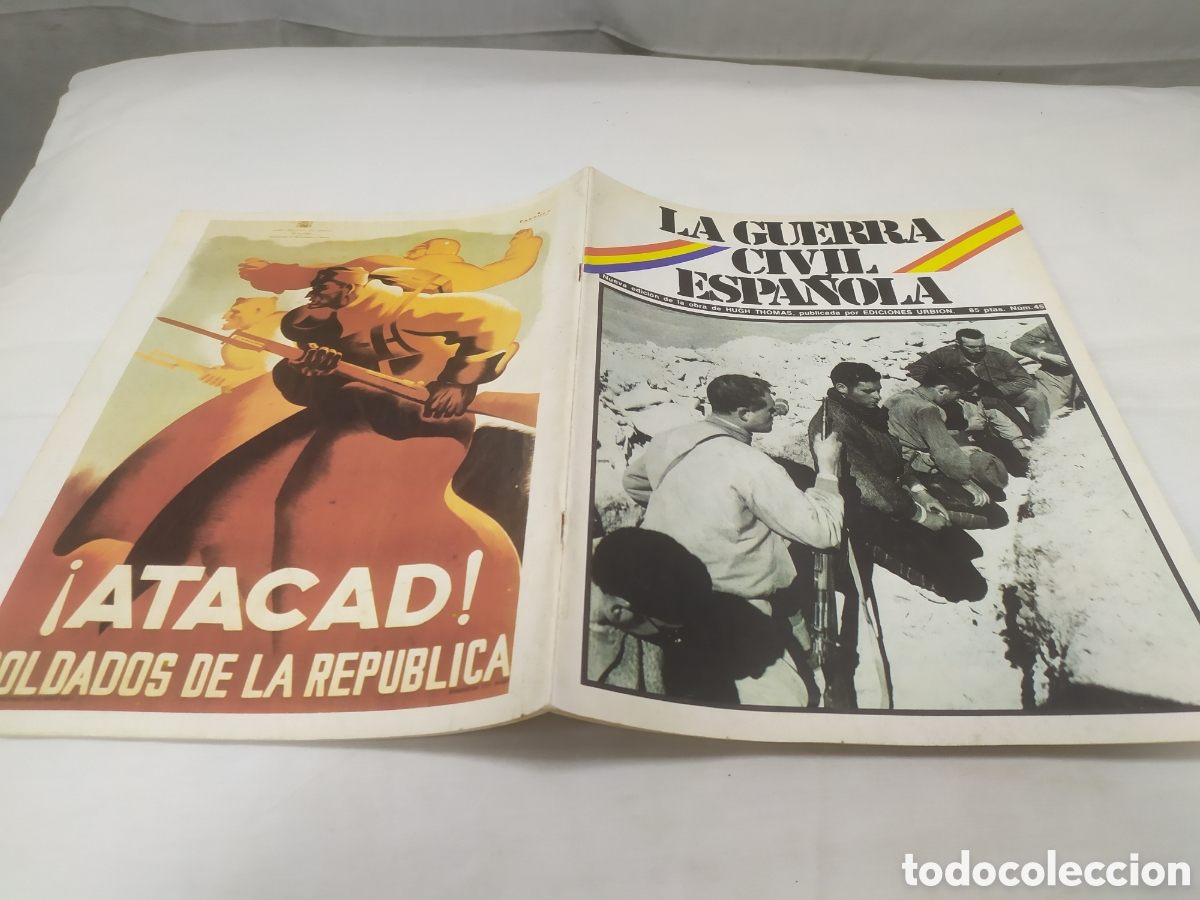 Militaria: La guerra civil espa&ntilde;ola, n&uacute;mero 45. Hugh Thomas, Ediciones Urbion, 1980