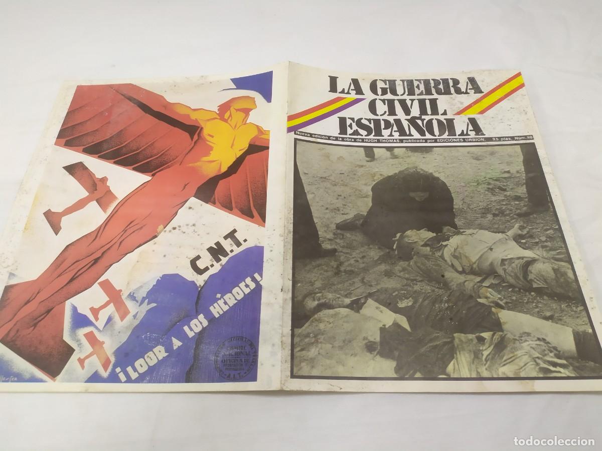 Militaria: La guerra civil espa&ntilde;ola, n* 88 (solo portada y contraportada). Hugh Thomas, Ediciones Urbion, 1980