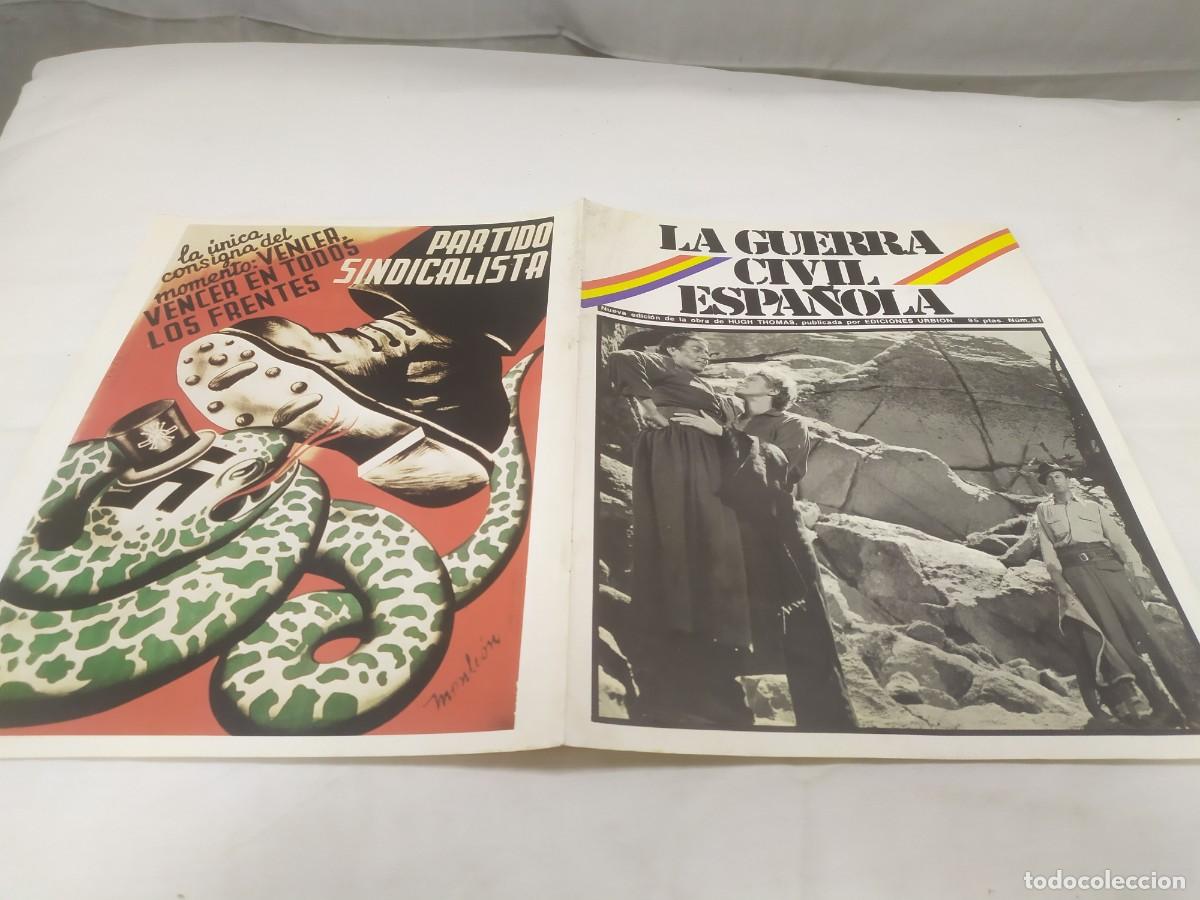 Military Antiques: La guerra civil espa&ntilde;ola, n* 81 (solo portada y contraportada). Hugh Thomas, Ediciones Urbion, 1980