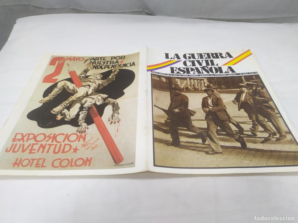 Military Antiques: La guerra civil espa&ntilde;ola, n* 73 (solo portada y contraportada). Hugh Thomas, Ediciones Urbion, 1980