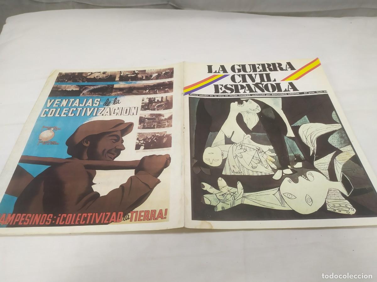 Military Antiques: La guerra civil espa&ntilde;ola, n* 33 (solo portada y contraportada). Hugh Thomas, Ediciones Urbion, 1980