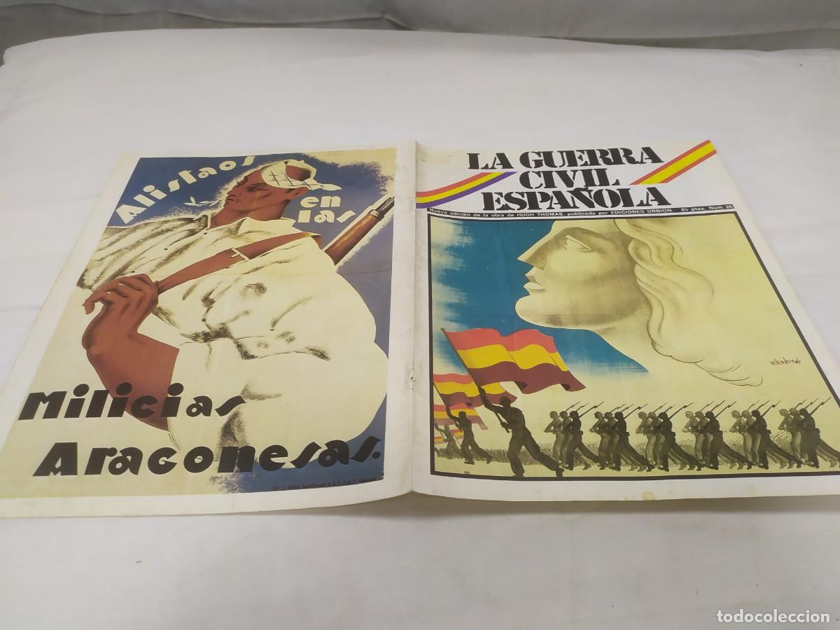 Military Antiques: La guerra civil espa&ntilde;ola, n* 26 (solo portada y contraportada). Hugh Thomas, Ediciones Urbion, 1980
