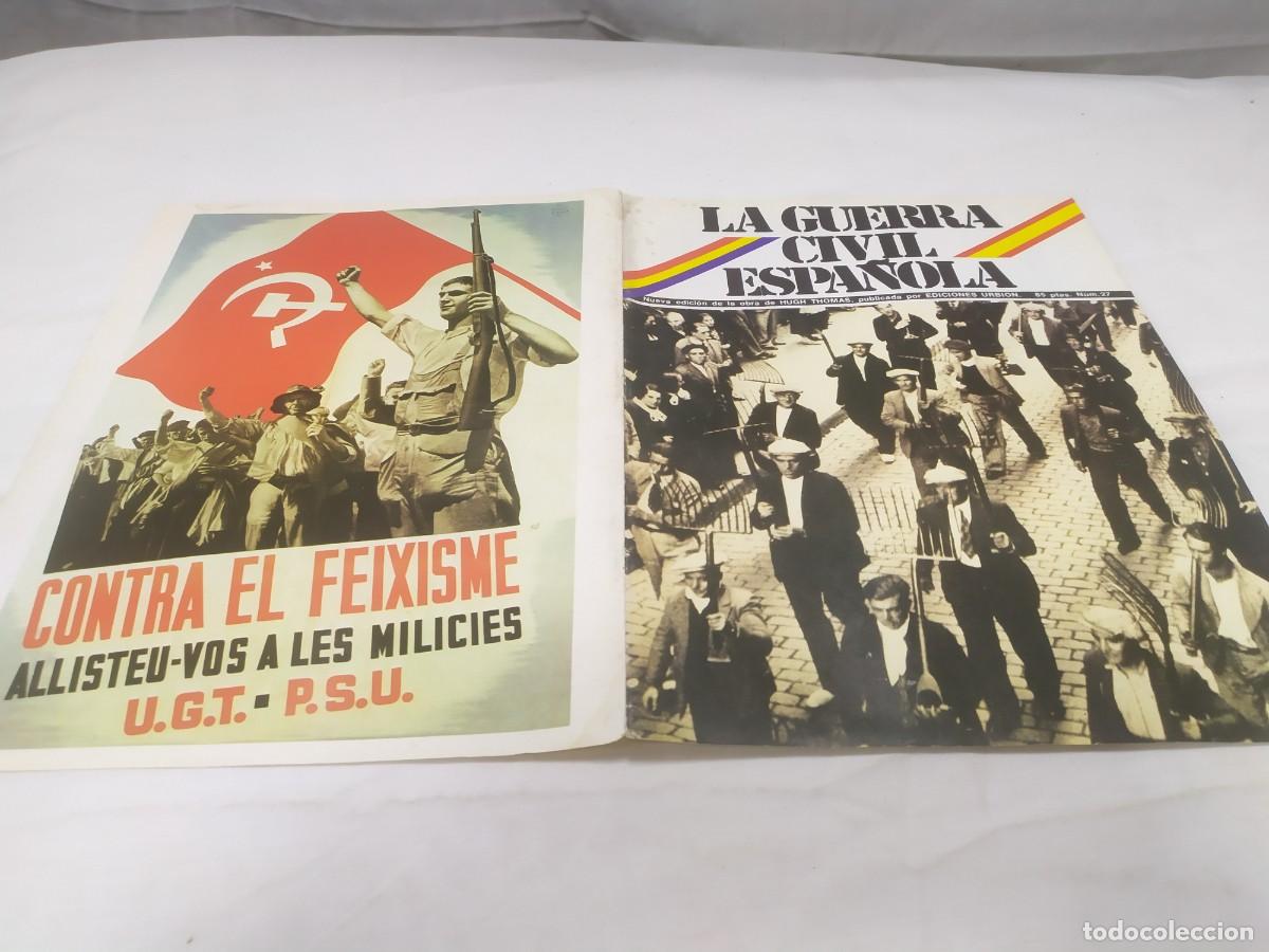 Military Antiques: La guerra civil espa&ntilde;ola, n* 27 (solo portada y contraportada). Hugh Thomas, Ediciones Urbion, 1980