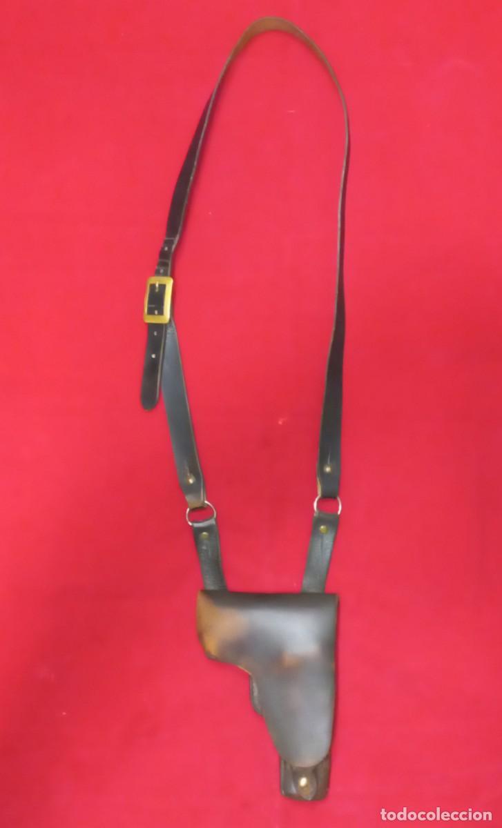 Militaria: PISTOLERA DE CUERO CON CORREAJE BANDOLERA REPUBLICANA , GUERRA CIVIL A&Ntilde;OS 36 ...