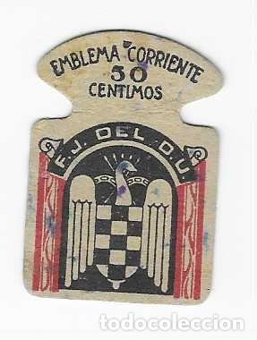 Militaria: EMBLEMA CORRIENTE, 50 CTS-F.J.DEJ D.U., VER FOTOS