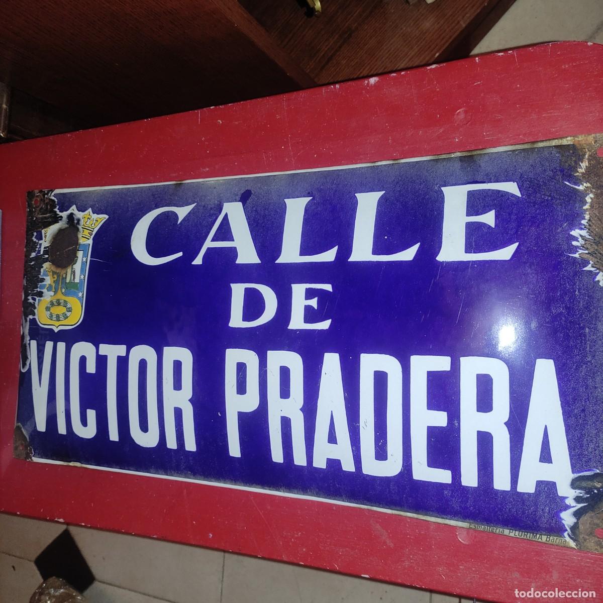 Militaria: Placa de calle de Madrid - Foto 1