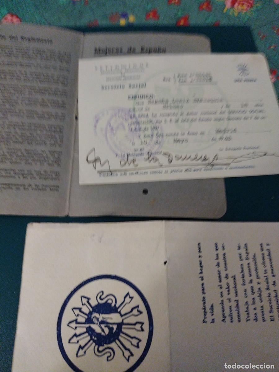 Militaria: 2 documentos Servicios Sociales - Foto 2