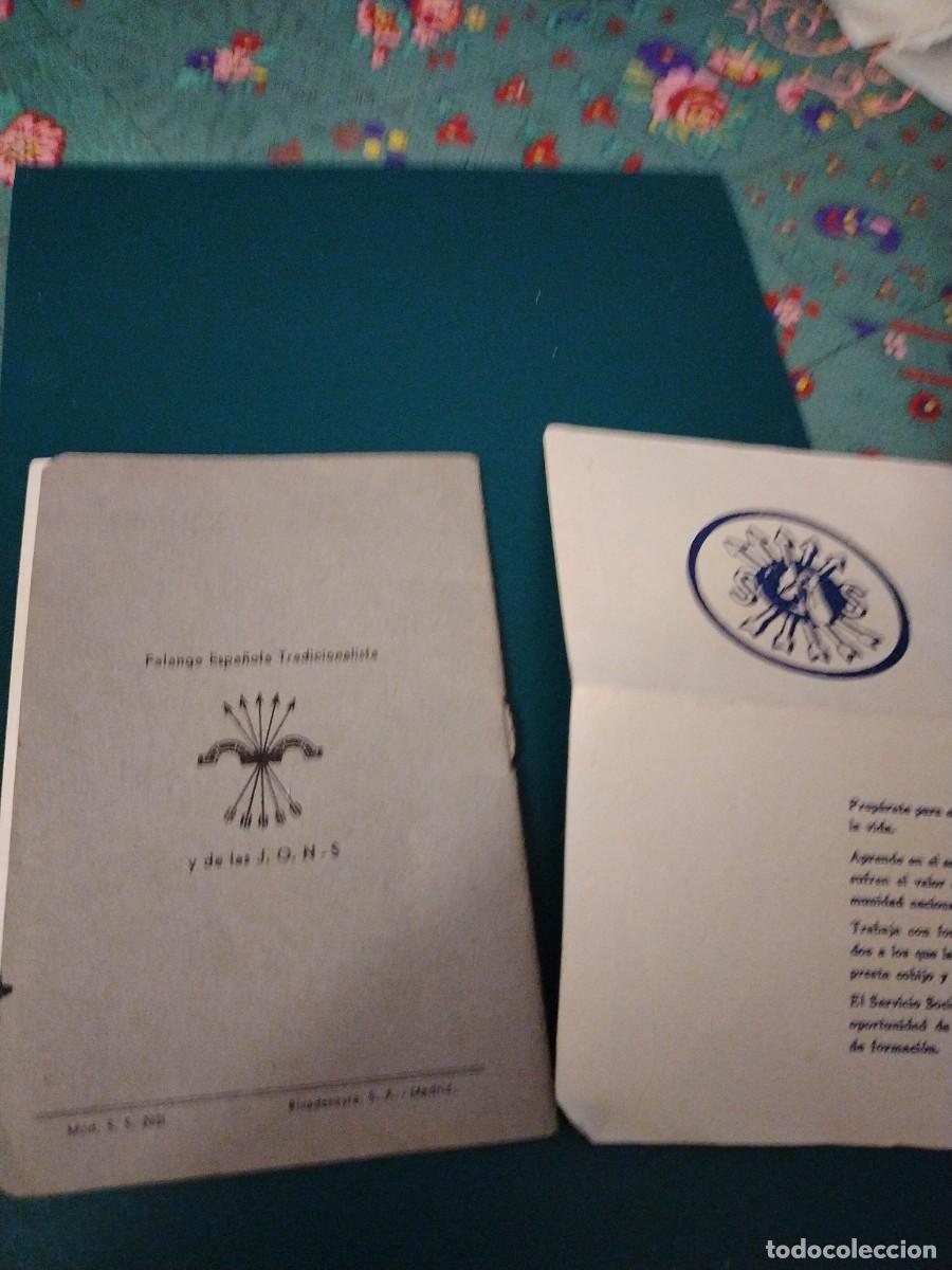 Militaria: 2 documentos Servicios Sociales - Foto 3
