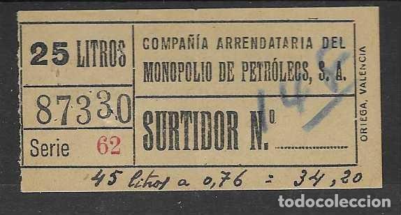 Militaria: MONOPOLIO DEL PETROLEO, 25 LITROS, -VER FOTO