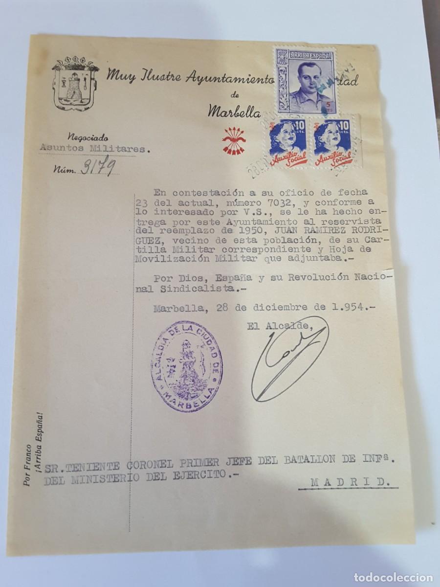 Militaria: Documento Falange - Foto 1