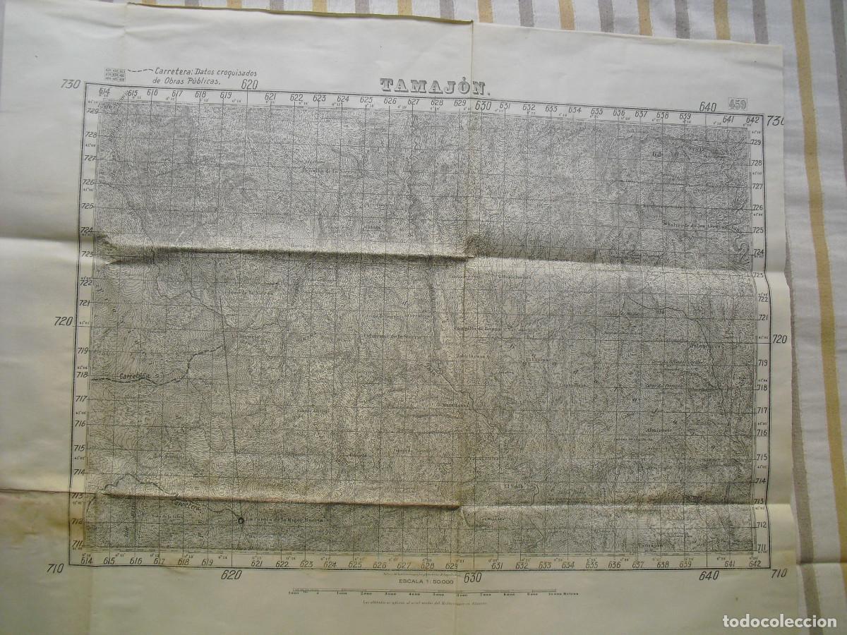 Militaria: GUERRA CIVIL MAPA DE TAMAJ&Oacute;N DEL EJERCITO REPUBLICANO E 1:50000