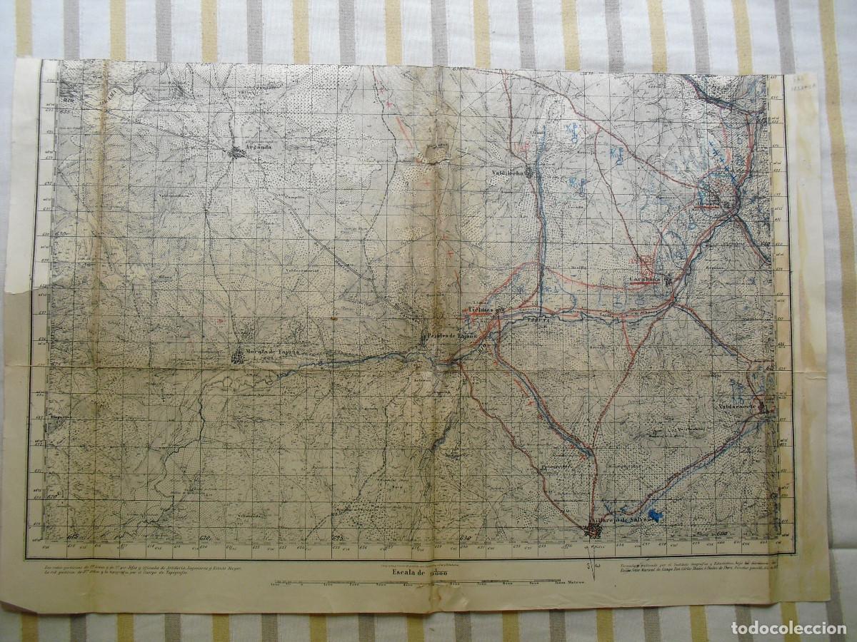 Militaria: GUERRA CIVIL MAPA DE ARGANDA EJ&Eacute;RCITO NACIONAL 1:50000 HOJA 583