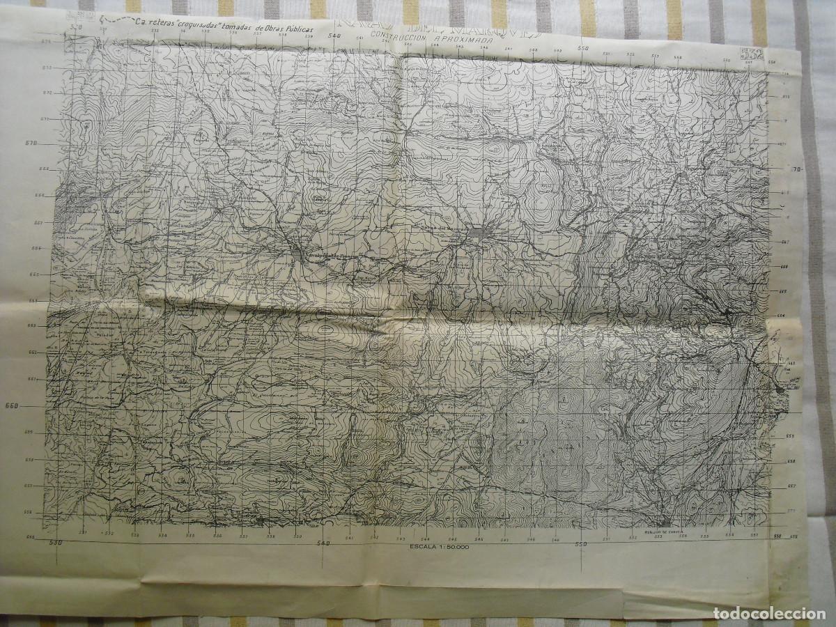Militaria: GUERRA CIVIL MAPA DE LAS NAVAS DEL MARQU&Eacute;S EJERCITO REPUBLICANO E 1: 50000