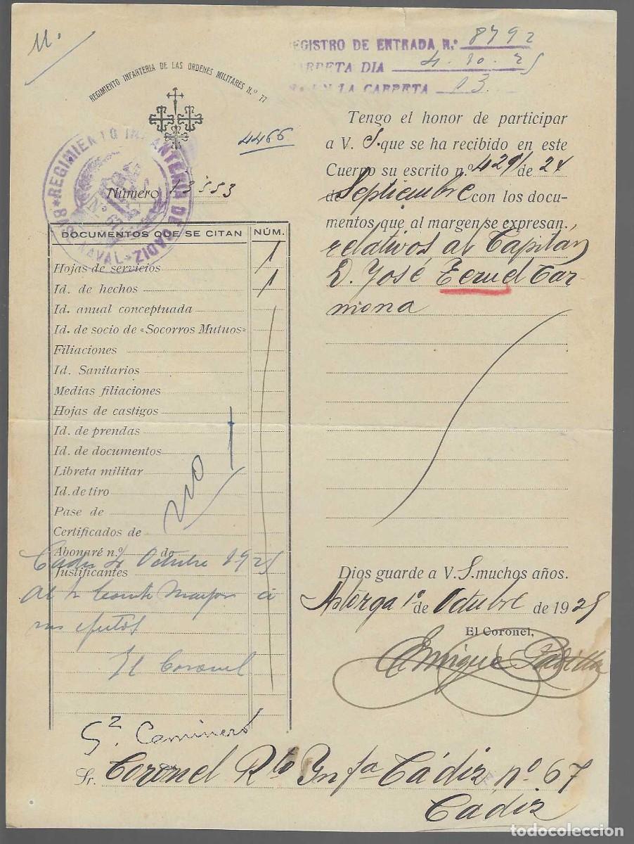 Military Antiques: BADAJOZ- CAJA RECLUTA N&ordm; 6 - LEER TEXTO Y VER FOTOS