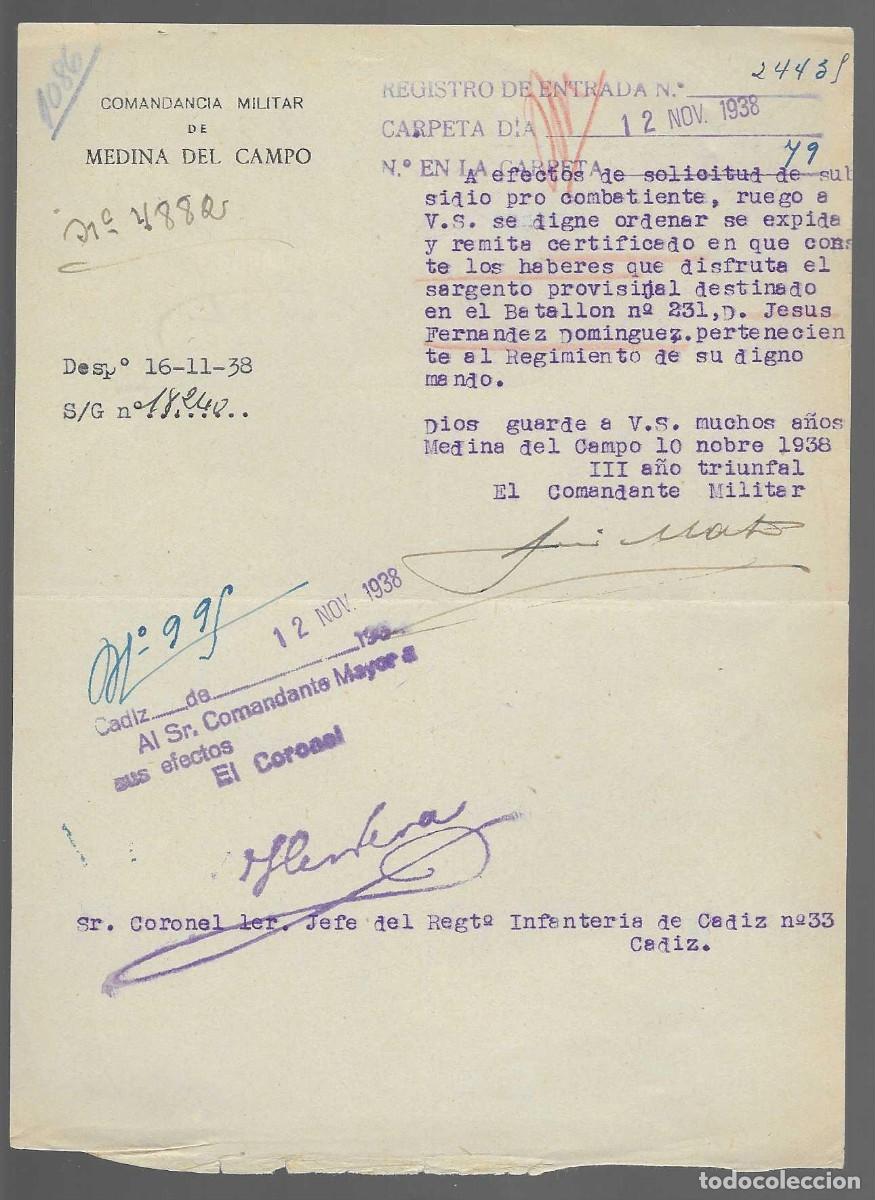 Military Antiques: MEDINA DEL CAMPO--COMANDANCIA MILITAR-- LEER TEXTO Y VER FOTOS