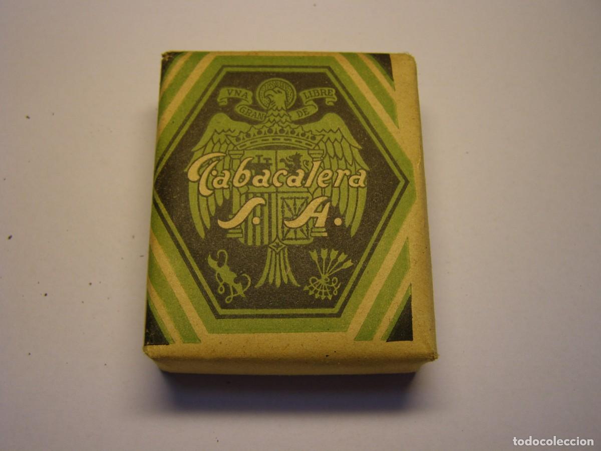 Military Antiques: Paquete de picadura de tabaco franquista, Guerra Civil Espa&ntilde;ola.