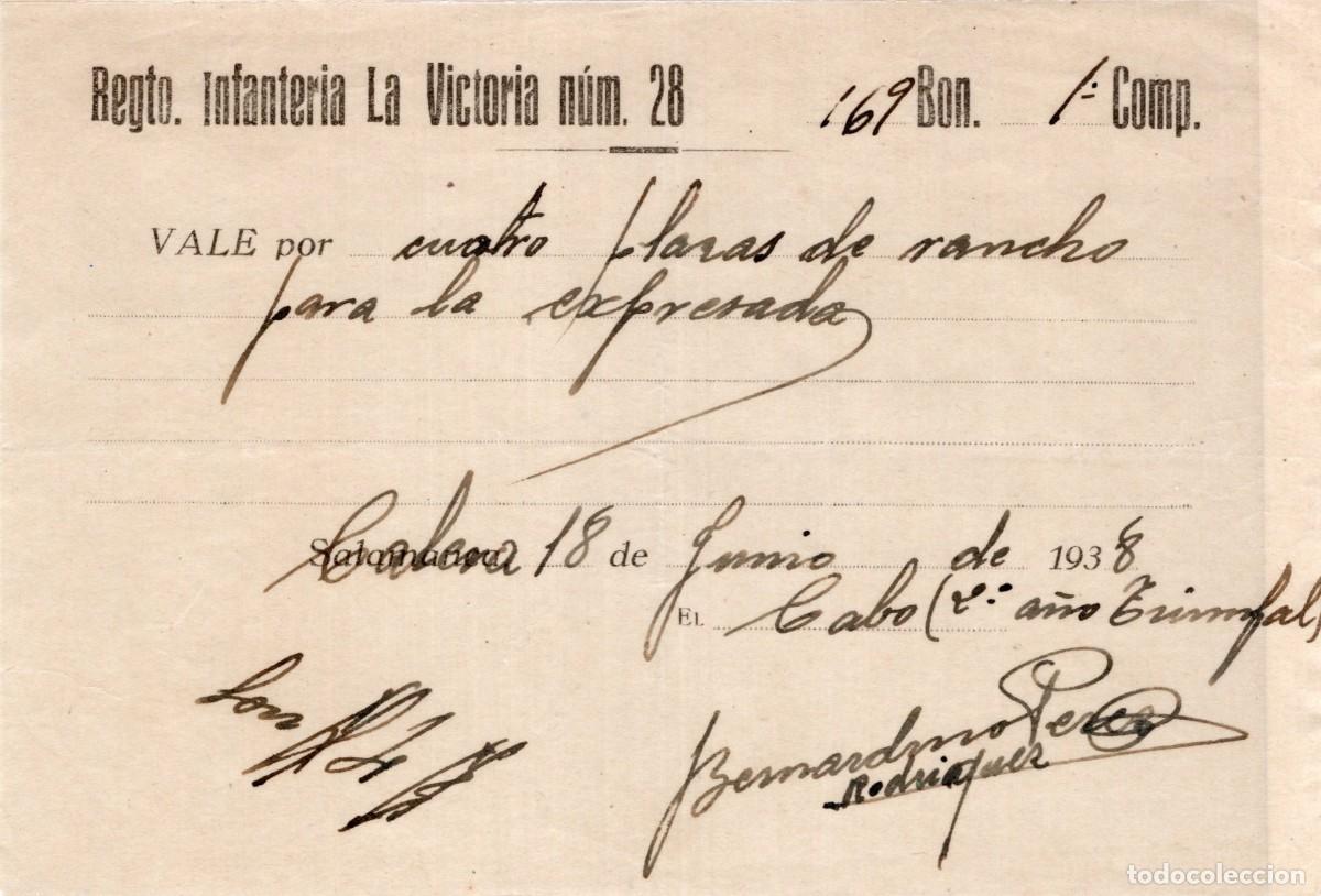 Military Antiques: GUERRA CIVIL. VALE 4 PLAZA DE RANCHO