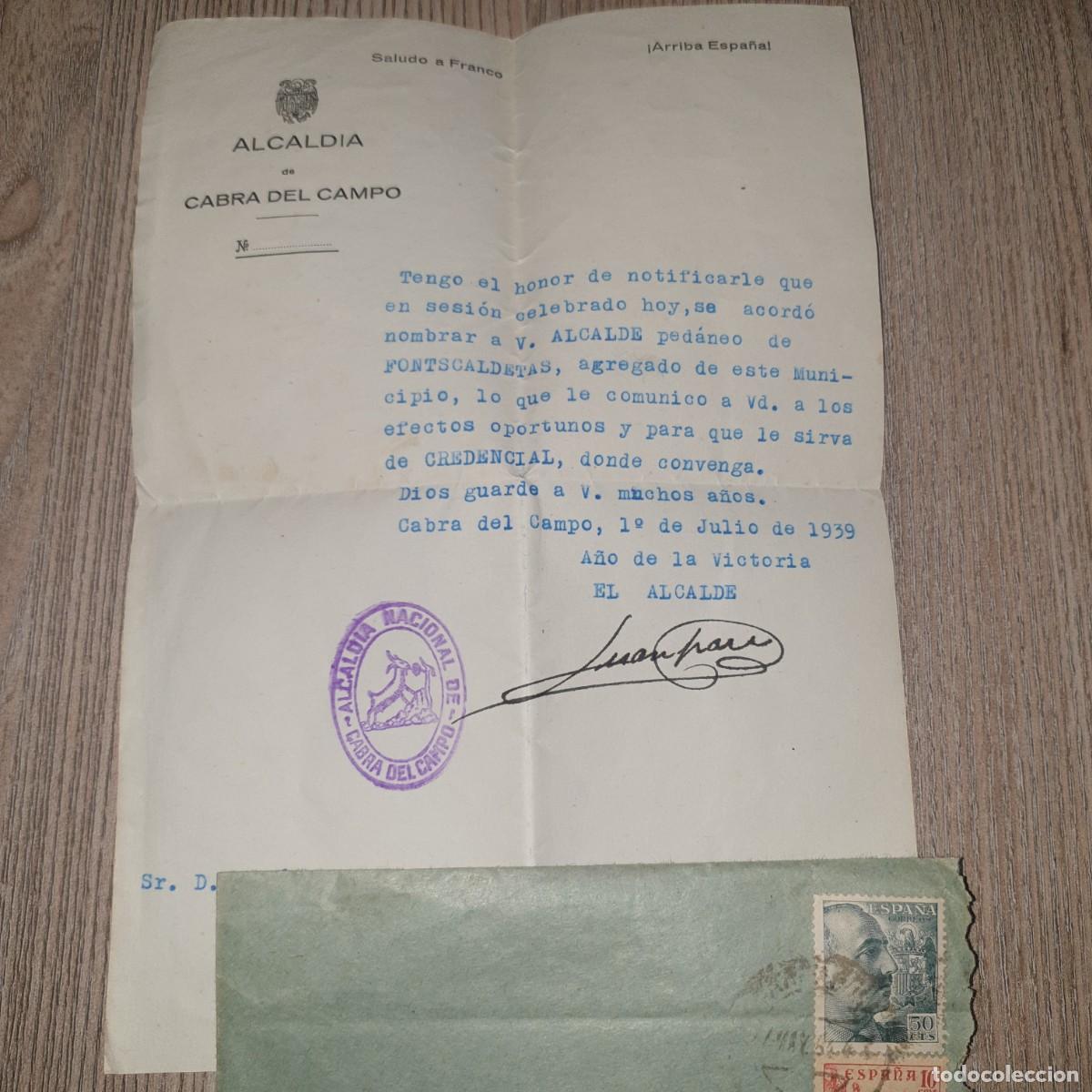 Militaria: DOCUMENTO POST GUERRA - Foto 1