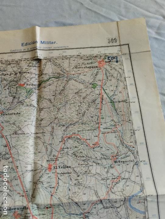 Militaria: MAPA DE TORRELAGUNA - Foto 6