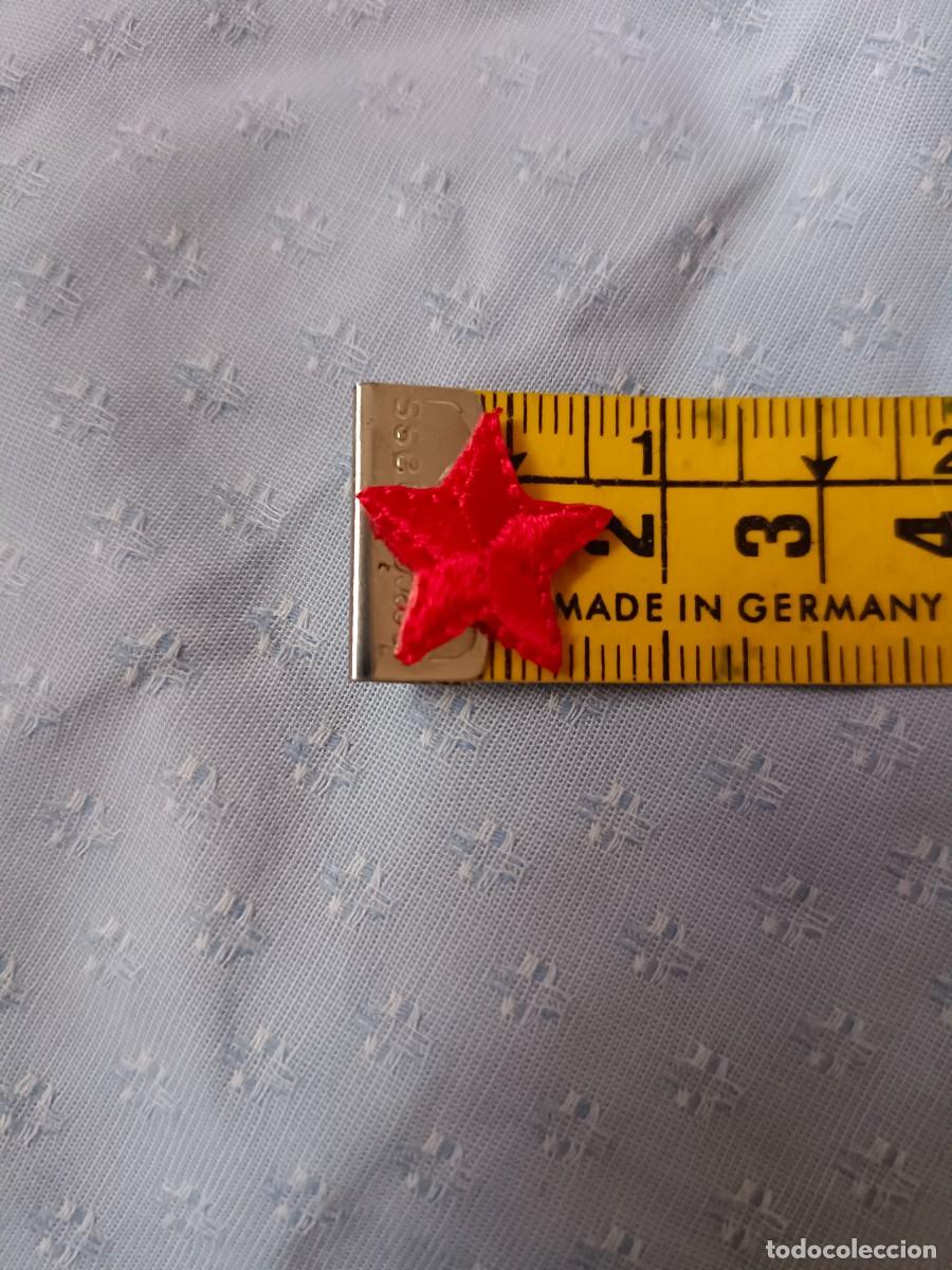 Militaria: Estrella roja de cinco puntas bordada - Foto 5