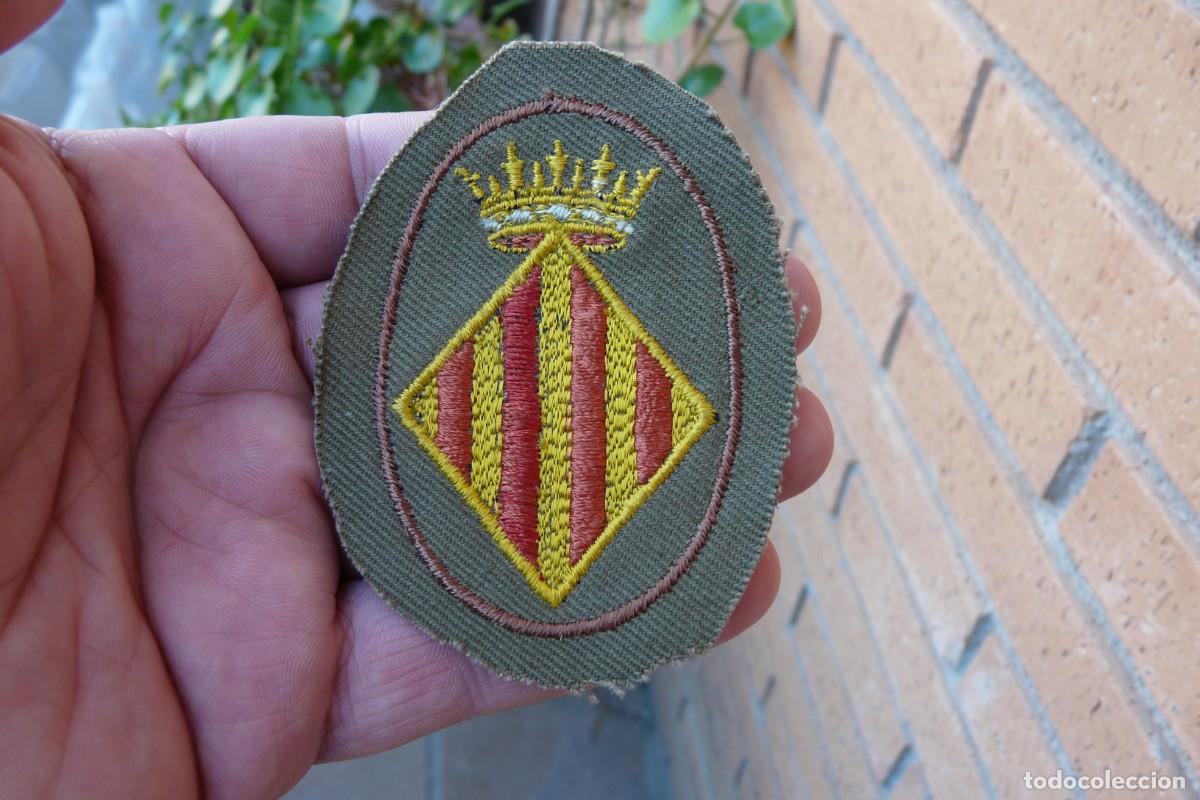 Militaria: ANTIGUO PARCHE DE TELA DEL CUERPO DE EJ&Eacute;RCITO DEL TURIA - GUERRA CIVIL - ORIGINAL